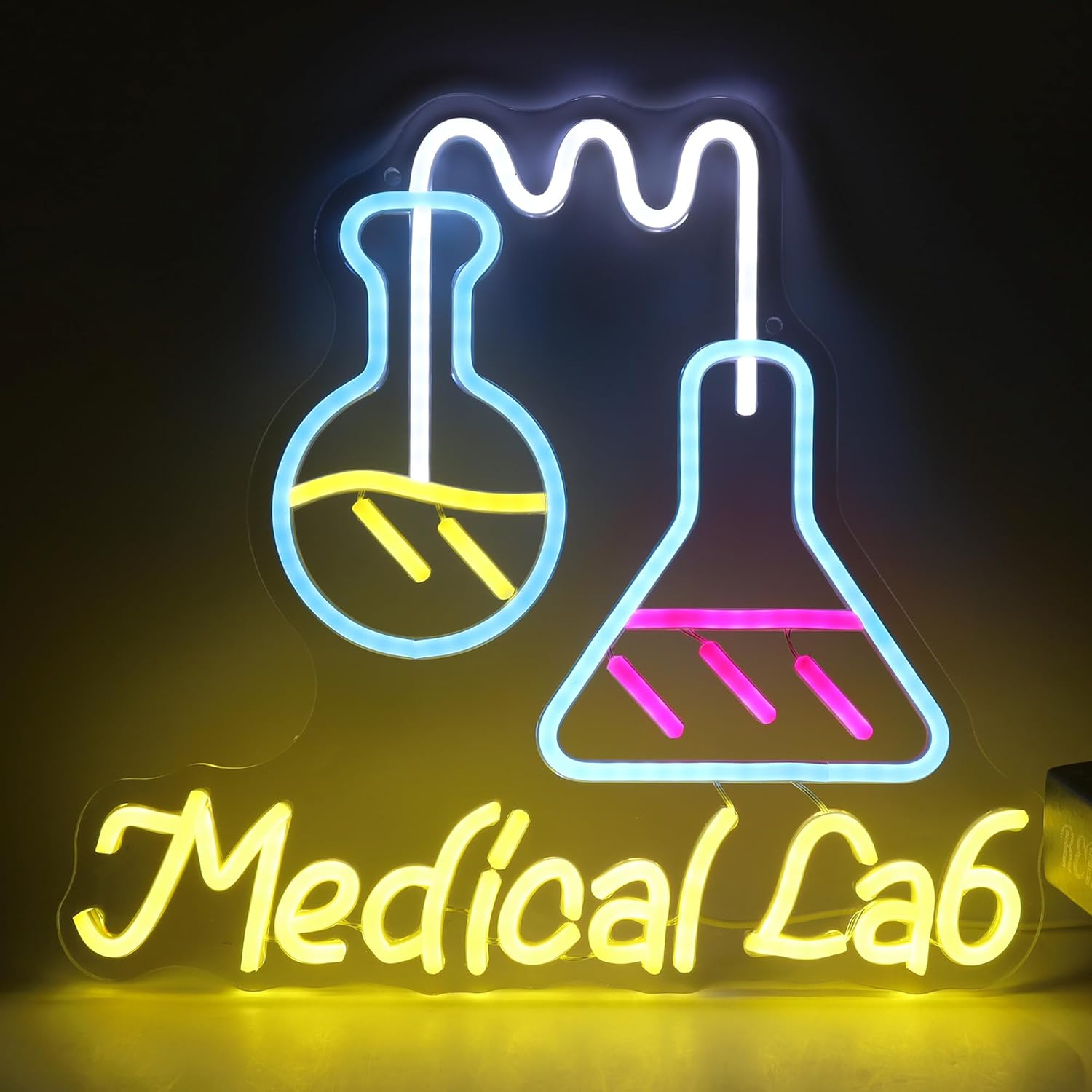 Medical Lab Gifts - Science Laboratory Neon Sign USB Powered