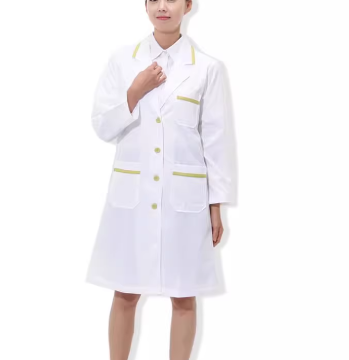 Medical Lab Gown - Doctor Uniform White Gown Man Woman