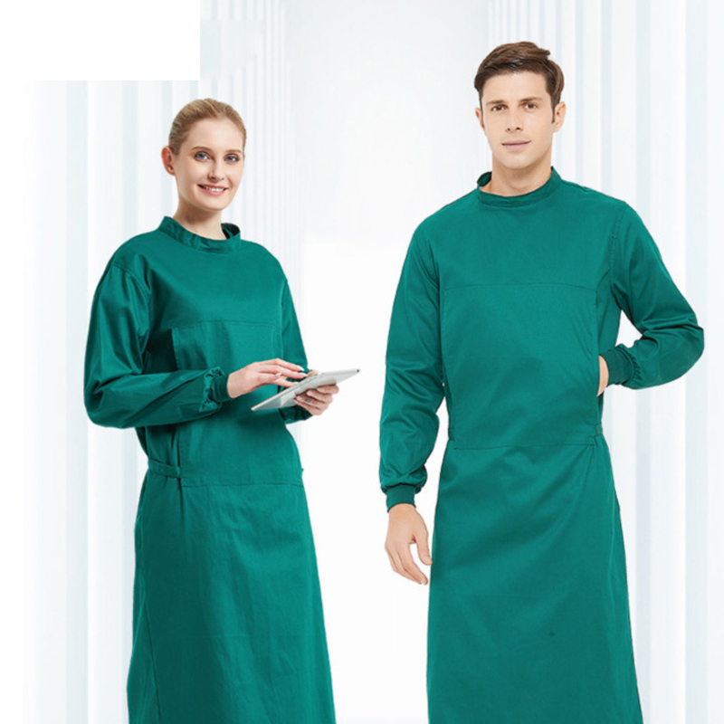 Surgical Gowns Cotton Operatin - Medical Lab Gown ulasan dan harga