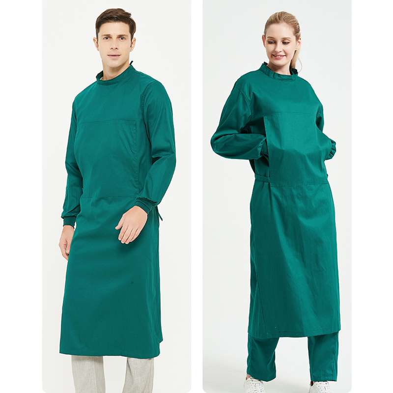 Surgical Gowns Cotton Operatin - Medical Lab Gown ulasan dan harga