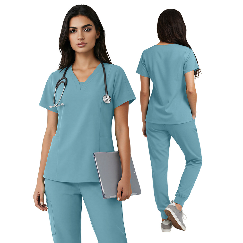 Men Medical Uniforms Women Scr - Medical Lab Gown ulasan dan harga