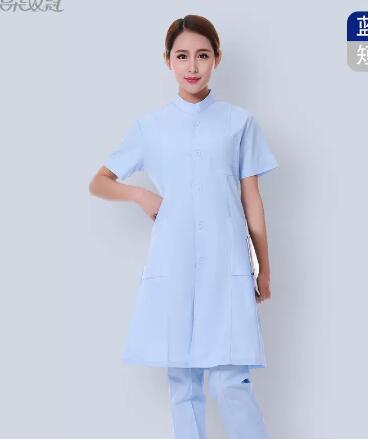 Doctor Uniform Summer Gown Blu - Medical Lab Gown ulasan dan harga
