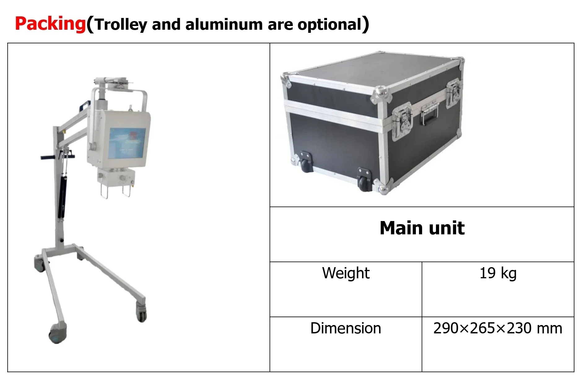 THR-5KW Medical Portable Mobil - Xlab Medical ulasan dan harga