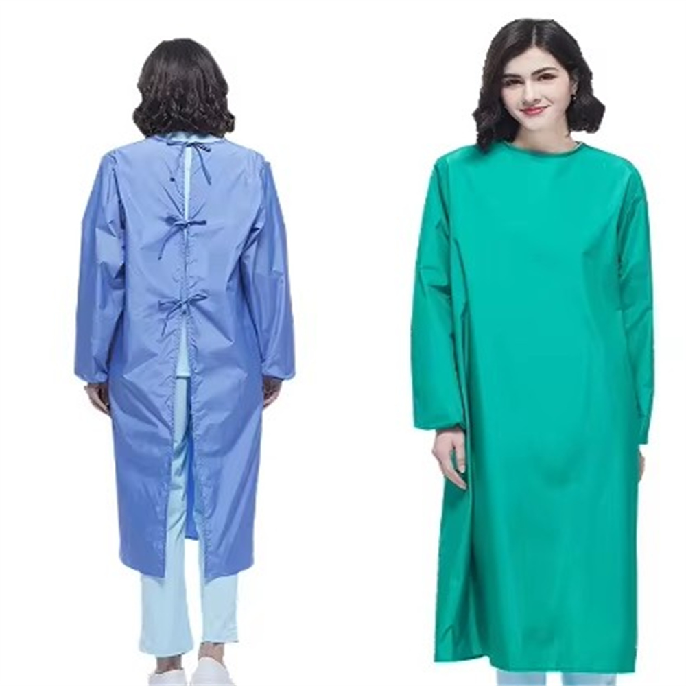 NEW Women Waterproof Gown SPA  - Medical Lab Gown ulasan dan harga