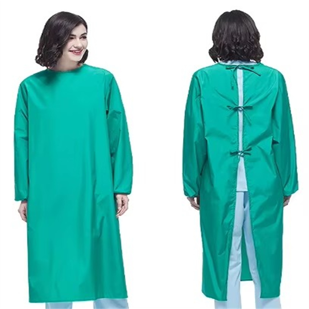 NEW Women Waterproof Gown SPA  - Medical Lab Gown ulasan dan harga