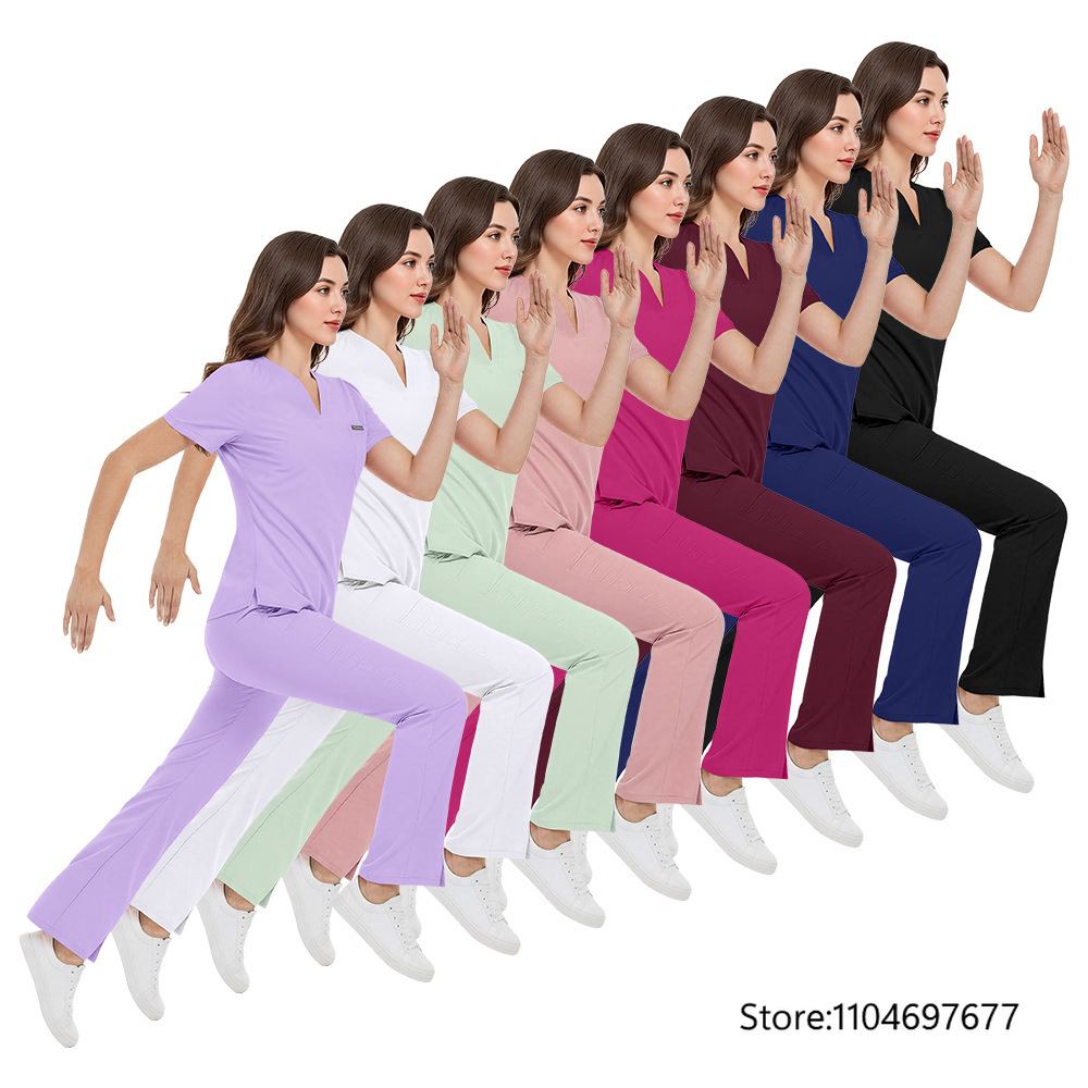 Women Beauty Salon Wokrwear Me - Medical Lab Gown ulasan dan harga