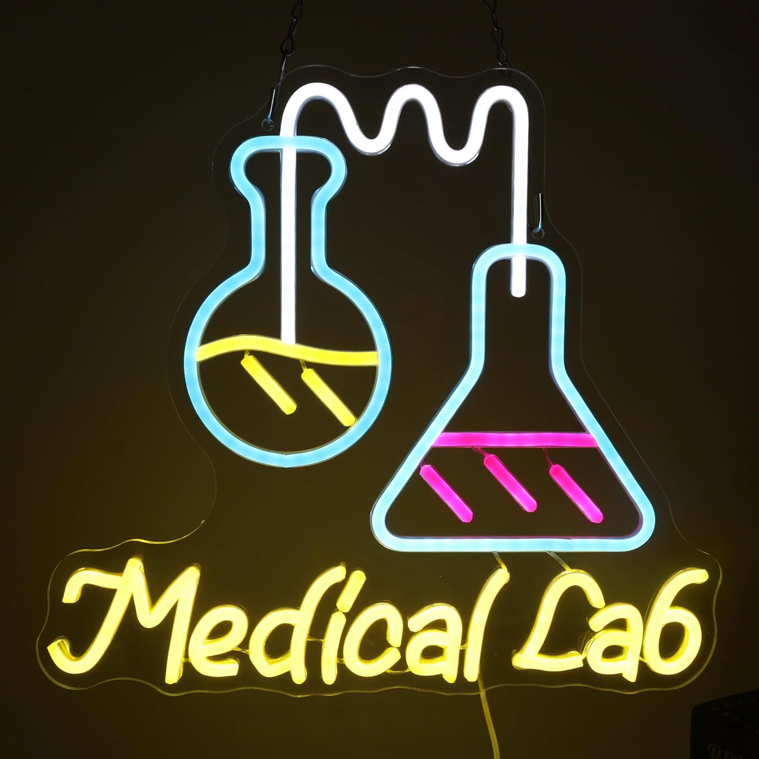 Science Laboratory Neon Sign U - Medical Lab Gifts ulasan dan harga