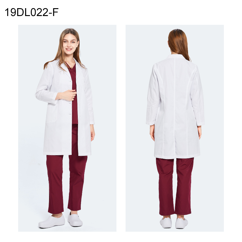 ANNO White Doctor Medical Coat - Medical Lab Gown ulasan dan harga