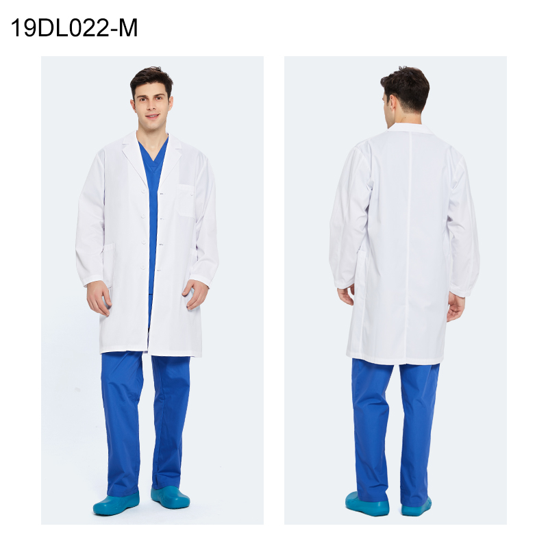 ANNO White Doctor Medical Coat - Medical Lab Gown ulasan dan harga