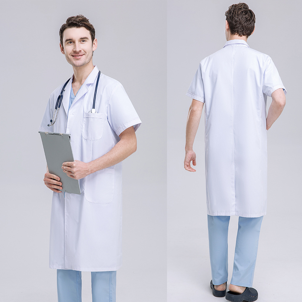 Professional Men Doctors Cloth - Medical Lab Gown ulasan dan harga