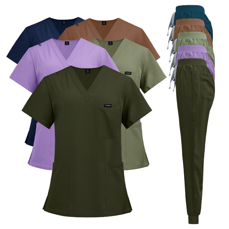 Unisex Short-Sleeved Surgical  - Medical Lab Gown ulasan dan harga