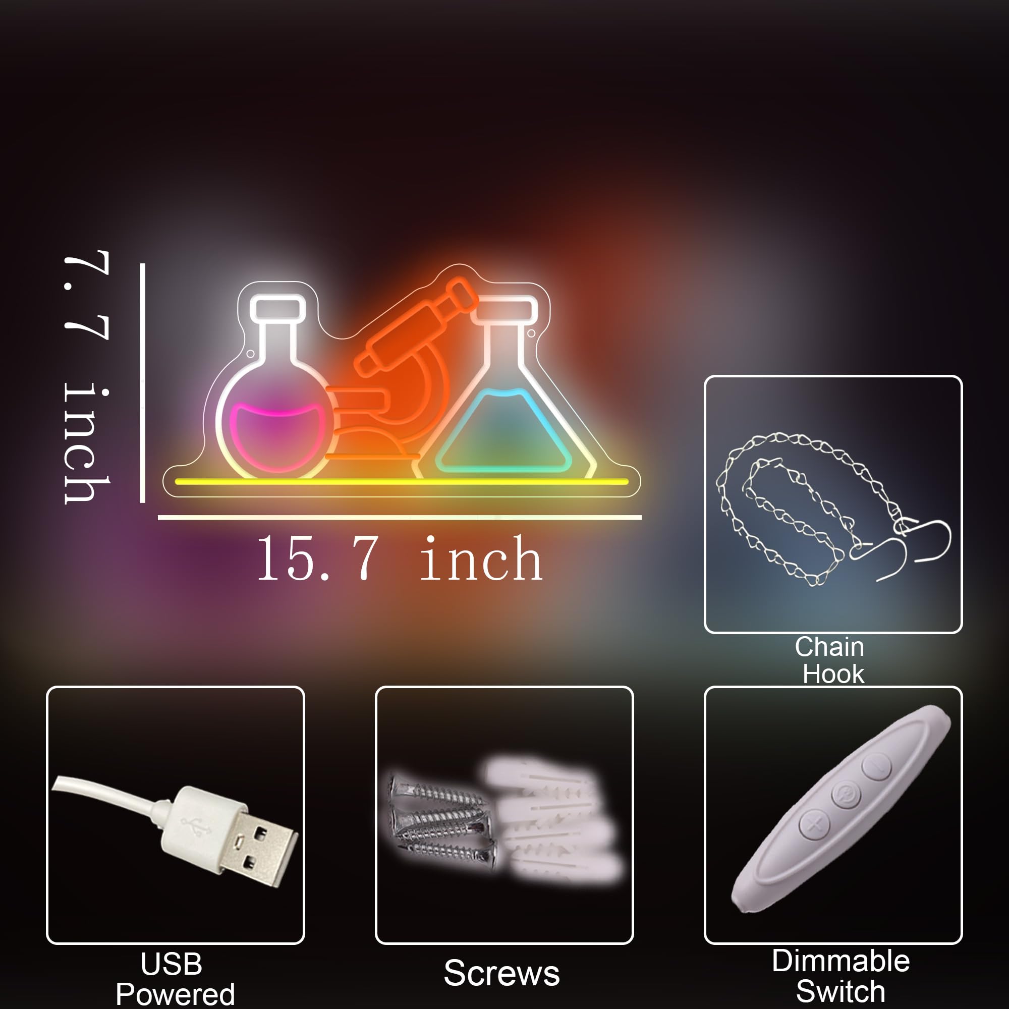 Science Laboratory Neon for Ch - Medical Lab Gifts ulasan dan harga