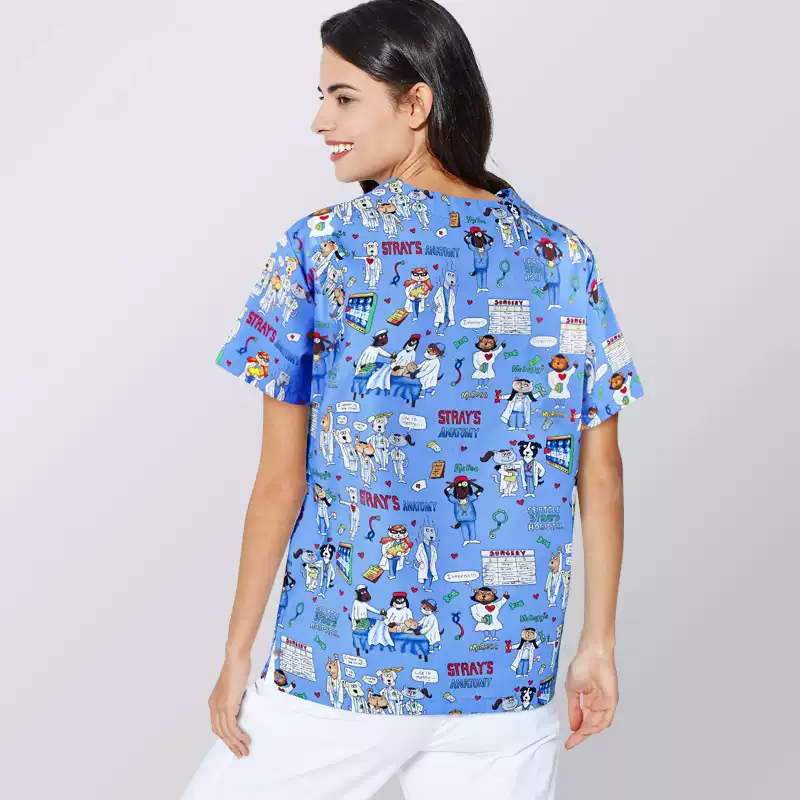 Scrubs Nursing Workwear Women  - Medical Lab Gown ulasan dan harga